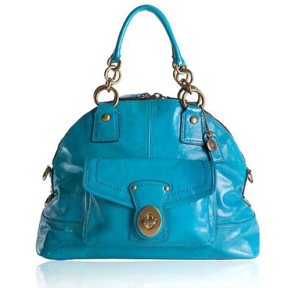 Coach Handbags - Coach 65 Anniversary Satchel Handbag with Kisslock Framed Wallet
